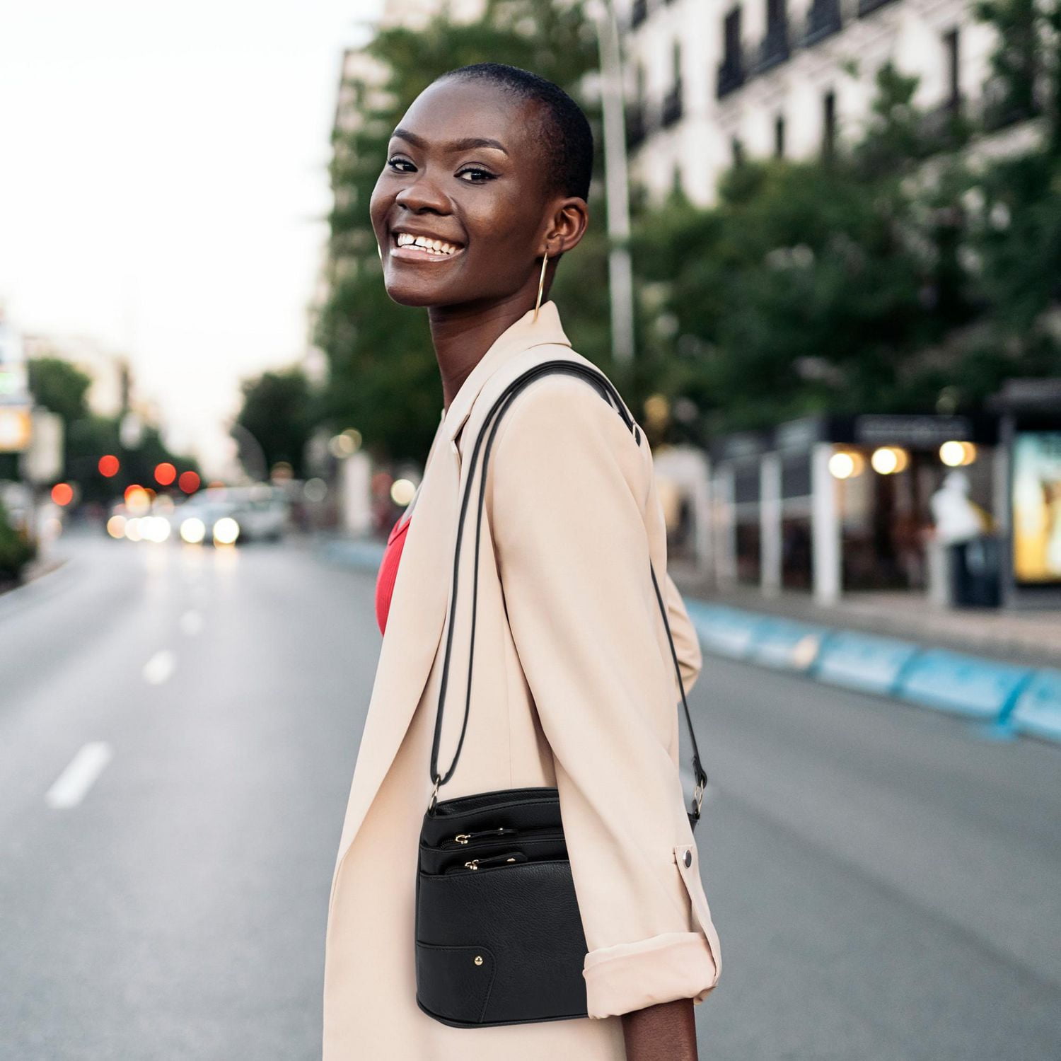 Time And Tru Zip Crossbody
