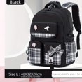 thumbnail image 3 of Cute & Lightweight Waterproof Bow Decor Casual Backpack - Large Capacity School Bag, 3 of 4