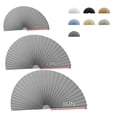 thumbnail image 2 of Arch Window Pleated Fabric Shades, Room Darkening, Self Adhesive, Semi Circle, 2 of 7