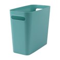 thumbnail image 4 of serony Large Trash Can Wastebasket Garbage Container Without Container Solid Color High-Capacity Organizers for Home Sundries Toiletries Storage Green, 4 of 9