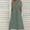 Green, variant on DPTALR Women's Summer Comfort Sexy Solid Color Pocket Sleeveless V-Neck Dress