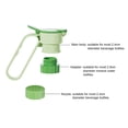 thumbnail image 4 of Water Pipe Nozzle Drink Bottle Pourer With Removable Strainer Beverage Funnel For Sealing Stopper, 4 of 8
