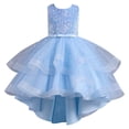 thumbnail image 1 of Kcodviy Robe de Demoiselle d'Honneur pour Fille Robes pour Bébés Filles Élégante en Dentelle Robes de Baptême pour Fille Robe de Mariée Robes de Fête, 1 of 4