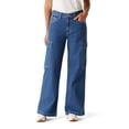 thumbnail image 1 of Levi Strauss Signature™ Women's Cargo Wide Leg Jeans, 1 of 5