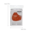 thumbnail image 2 of RXIRUCGD 6 Pcs Couverture de Tente d'Urgence Extérieure Sac de Couchage Survie Abri Réfléchissant Camping, 2 of 4