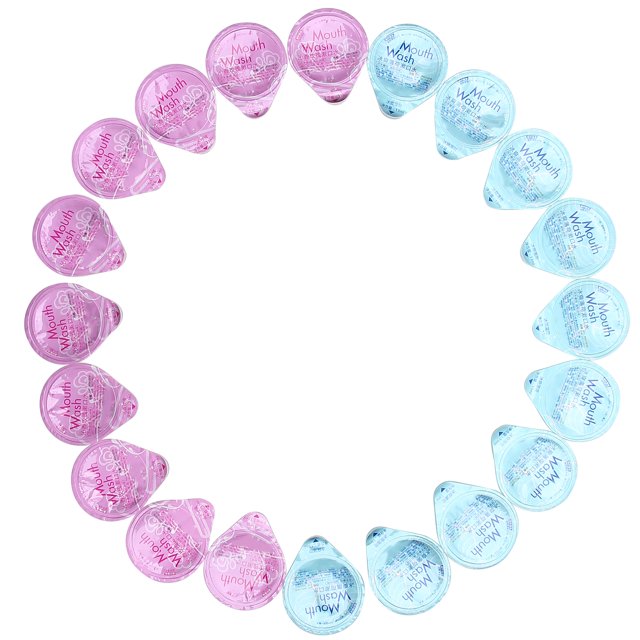 Rince-bouche Portable Rose Menthe Nettoyage Buccal Soin Rince-Bouche Rafraîchir l'Haleine Rince-Bouche 13 ml x 20 Pcs
