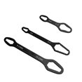 thumbnail image 2 of JZCHUNTOY Ensemble de Clés Réglables 3 Pcs, Clés Croissantes à Poignée Auto-Serrante, Clés à Mâchoires Larges Haute Dureté Antirouille, Outils de Réparation Universels pour l'Entretien de Bicyclette à la Maison, au Garage et sur Pipeline, 2 of 5