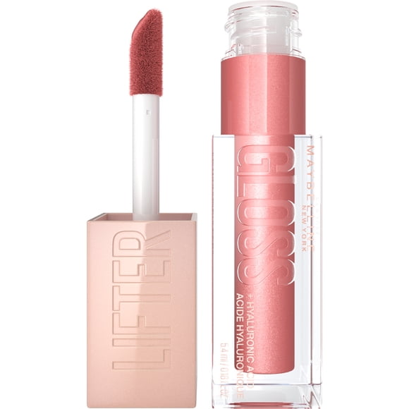Maybelline New York Lifter Gloss, Hydrating Lip Gloss with Hyaluronic Acid, moon ,5.4 ml