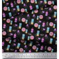 thumbnail image 2 of Soimoi Rayon Fabric Donuts Food Decor Fabric Printed Yard 56 Inch Wide, 2 of 5