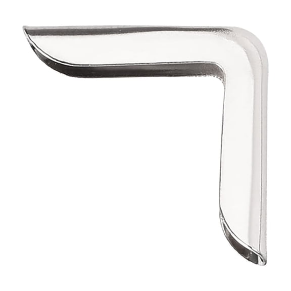 Unique Bargains Metal Book Corner Protectors Edge Cover Guard 15 x 15 x 3mm Silver Tone (Suitable for Thickness: 2.6m) 30Pcs
