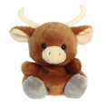thumbnail image 1 of Aurora Stuffed Animals Palm Pals Landon Longhorn 5", 1 of 2