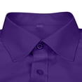 thumbnail image 5 of Dress Shirts for Men with Pocket Long Sleeve Big & Tall Tshirts Shirt Button-Down Collared Wrinkle-Free Solid Color Business Work Tops, 5 of 5