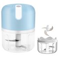thumbnail image 1 of Electric Mini Garlic Chopper – Small Wireless Food Processor Portable Mini Garlic Choppers Blender Mincer Waterproof USB Charging For Ginger Onion Vegetable Meat Nut Chopper, 1 of 8
