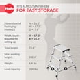 thumbnail image 4 of Hailo Folding Step Stool, Dual Sided 3 Step Ladder for Home & Kitchen, D60, 4 of 11