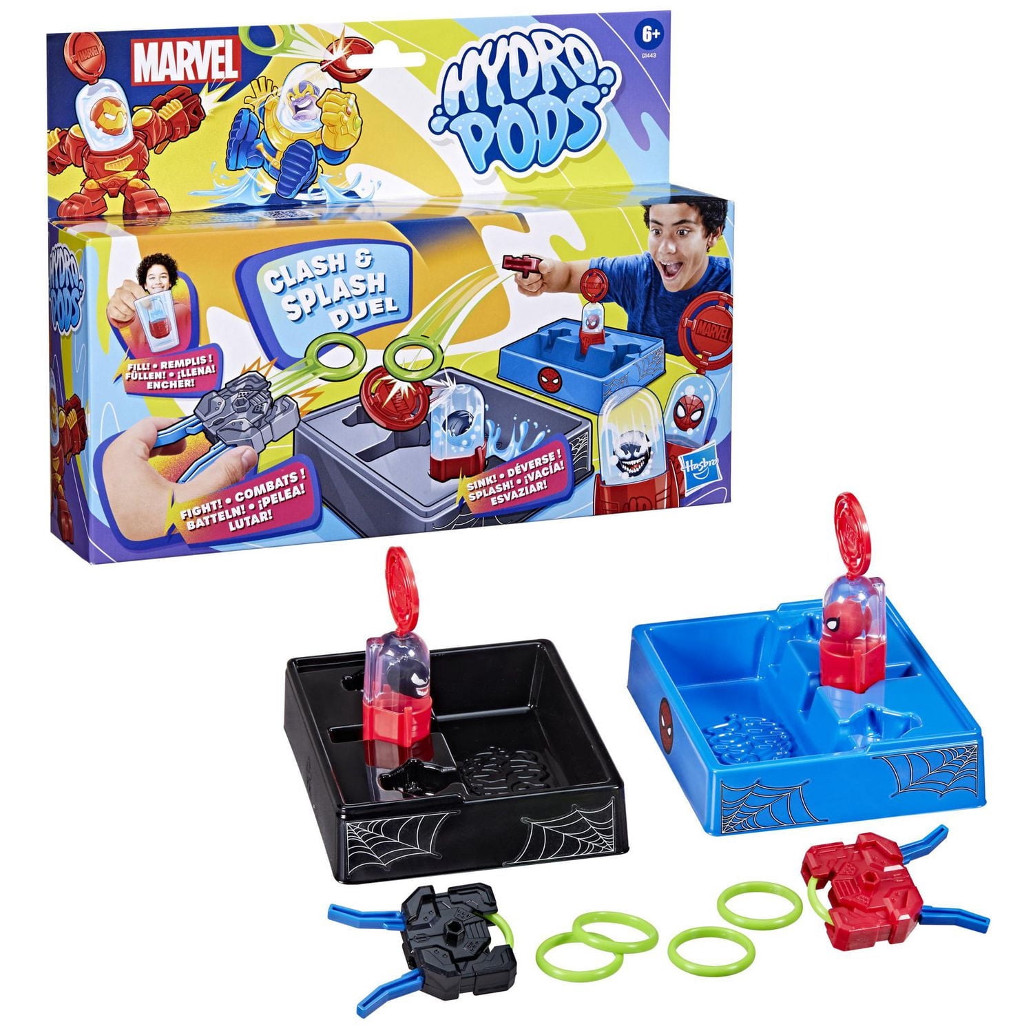 Hydro Pods Marvel Clash & Splash Duel