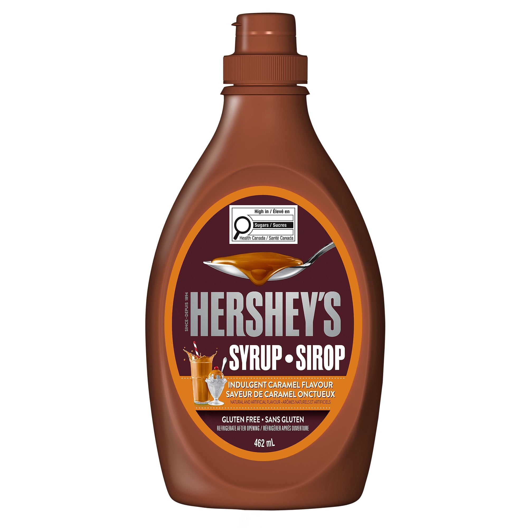 HERSHEY'S Syrup Caramel, Gluten Free, 462ml