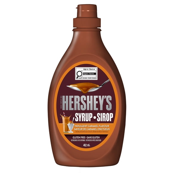 HERSHEY'S Syrup Caramel, Gluten Free, 462ml
