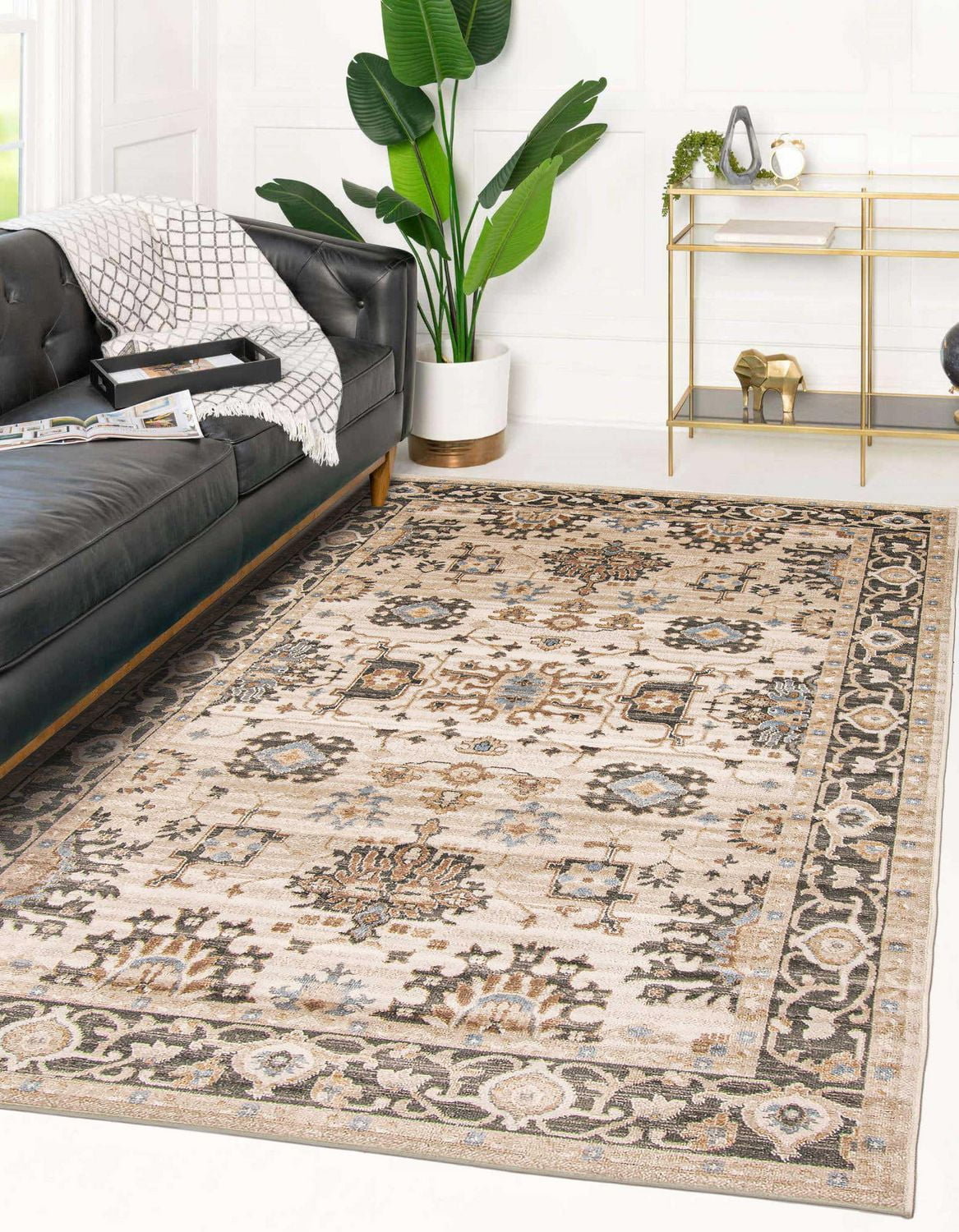 ECARPET Gloria Tapis Traditionnel pour Salon, Chambre, Salle A Manger, Entrée
