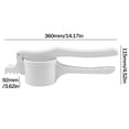 thumbnail image 3 of Potato Masher Stainless Steel,Masher Kitchen Tool,Household Kitchen Multifunctional Stainless Steel Manual Potato Masher Masher Kitchen Small Tools,Stainless Steel Dishwasher,Small Kitchen Cabinet, 3 of 9