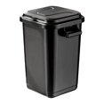 thumbnail image 1 of DimyFew Trash Can Garbage Can Rectangular Waste Bin Double Handle Rubbish Container Spacious Design Tall Ergonomic Sturdy PP Suitable for Indoor Outdoor Kitch With Lid Size L, 1 of 8