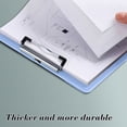 thumbnail image 4 of Birdeem A4 Plastic Clipboards with Low Profile Clip Set of 1 8.78X12.28 Inch Multi Color Plastic Clipboards Bulk,Clipboards Bulk Classroom-Writing Board, Acrylic Clipboard,Standard Letter Size,Blue, 4 of 6