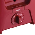 thumbnail image 5 of Hamilton Beach Cool Wall 2-Slice Wide Bagel Non-Stick Toaster, Red | 22623, 5 of 5