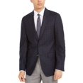 thumbnail image 1 of Calvin Klein Men’s Slim-Fit Windowpane Wool Sport Coat (Blue, 50 R), 1 of 3
