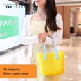 thumbnail image 3 of FUNGOOFUN Fashion Lady Bag Candy Colors Waterproof Shopping Tote Bags Storage EVA Handbag, 3 of 8