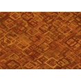 thumbnail image 1 of Ahgly Company Tapis d'Intérieur Rectangulaire Transitionnel Orange Rouge Orange Lavable à la Machine, 5 Pieds x 7 Pieds, 1 of 7