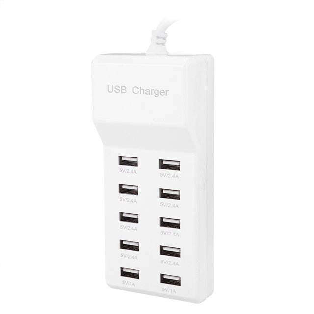 USB de Voyage, Système de Protection Efficace 100-240V Courant Variable Alimentation USB Intelligente pour Casque pour Tablette