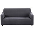 thumbnail image 1 of Sofa Cover Elastic Couch Protector Slipcover 2/3 Seater Washable Furniture Dust-Proof Cover with 8/10 Sponge Strip Soft Couch Full Cover Solid Color Sofa Slipcover Pet-Proof for Sofa, 1 of 11
