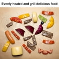 thumbnail image 4 of fastboy Tapis de Grillade Antiadhésifs Résistants à la Chaleur Réutilisables pour Barbecue au Charbon Électrique, Doré, 5 Pcs, 4 of 9