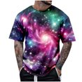 thumbnail image 1 of LUOGENLI T-shirts pour Homme pour Hommes Masculin Printemps et Automne Tout Imprimé Manche Courte Col Rond T-Shirt Floral Tendance de Mode Chandail de Base T-shirts pour Homme T-Shirt Graphique Pâques Gris G, 1 of 4