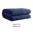 thumbnail image 3 of Clearance! Gspmoly Solid Color Flannel Blanket Summer Conditioning Blanket Office Nap Blanket -Layer Double-Sided Flannel Blanket All Season Thin Blanket Clearance, 3 of 6