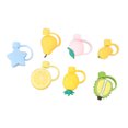 thumbnail image 1 of 20 Pcs Embouts de Paille Mignons, Couvercles de Paille en Silicone Réutilisables pour Pailles de 8mm, Étanches, Anti-Poussière avec Design Mignon, 1 of 8