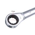 thumbnail image 4 of Unique Bargains Double Box End Ratcheting Wrench (14x17mm) Metric 72 Teeth 12 Point Ratchet Spanner Tools, CR-V, 4 of 5