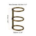 thumbnail image 2 of Unique Bargains 0.79' Dia. 3 Circle Detachable Metal Binder Rings Loose Leaf Rings, Bronze 6 Pack, 2 of 6