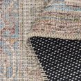 thumbnail image 4 of La dole rugs blue terra multicolor boho geometric floral washable cotton area rug 4x6 boho flat weave Turkey, 4 of 5