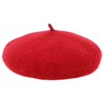 thumbnail image 2 of Dog Cat Beret Wool Yard Hat Durable Vacation Birthday Dog Cat Adjustable Elastic Rope Costume Warm Red, 2 of 9