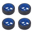 thumbnail image 3 of 4 Pcs Pneu, Roues RC 1/8 GT Adhérence Forte Pneus de Course sur Route Usure sur Roues de Route avec Adaptateur 17 mm, 3 of 8