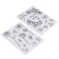 thumbnail image 3 of Card Making Supplies, Widely Applicable Attractive Decorative Clear Stamps  For Envelopes For Diaries For Greeting Cards, 3 of 8