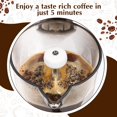 thumbnail image 3 of Lemosae Electric Espresso Maker Transparent Coffee Maker Electric Moka Pot Portable Aluminum Espresso Machine Italian Moka Pot wi, 3 of 7