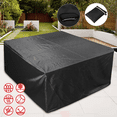 thumbnail image 1 of Housses pour Meubles de Patio Extérieur, 96” x 64” x 40”, Housse Rectangulaire Extérieure 210D Améliorée et Imperméable pour Table et Chaises de Salle à Manger d'Extérieur, Imperméable, Résistante aux Déchirures, Résistante aux UV, 1 of 8