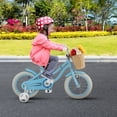 thumbnail image 4 of Gymax Vélo pour Enfants Rétro 14 Pieds' avec Guidon et Selle Réglables en Hauteur Bleu, 4 of 10