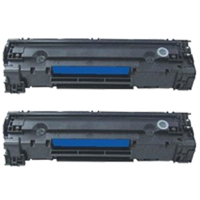 Zoomtoner PACK Compatible de 2-HP CE285A HP85A Cartouche de Toner Laser pour HP LaserJet Pro M1214