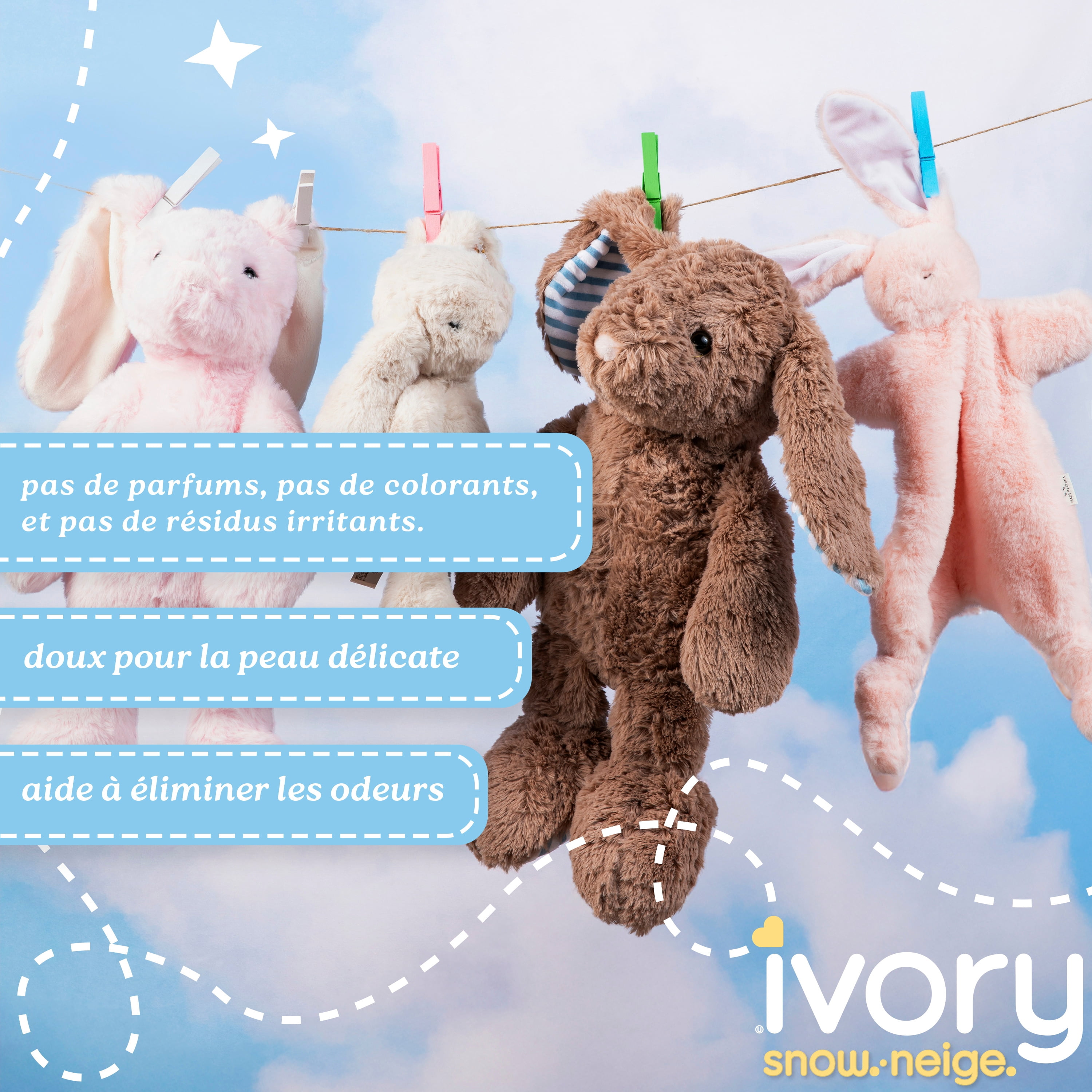 Ivory Snow Free Liquid Laundry Detergent, 3.2 L, 80 Loads, Laundry Detergent for Sensitive Skin, Dermatologist tested