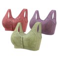 thumbnail image 1 of VEKDONE Woman's Embroidery Front Button Large Size Underwear Bra Without Steel Rim Multicolor 38/85, 1 of 2