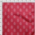 thumbnail image 3 of oneOone Cotton Poplin Fabric Leaves & Tree Block Print Fabric BTY 42 Inch Wide, 3 of 4