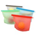 thumbnail image 2 of Reusable Silicone Food Storage Bags - BPA and Plastic Free Freezer Bags, 2 of 4