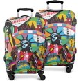 thumbnail image 1 of Travel Luggage Cover Suitcase Protector Fits 18-32 Inch Luggage Wheel Covers Patterned Travel Related Items Flower Luggage Protector Elastic Luggage Anti-scratch Suitcase Cover XL, 1 of 5